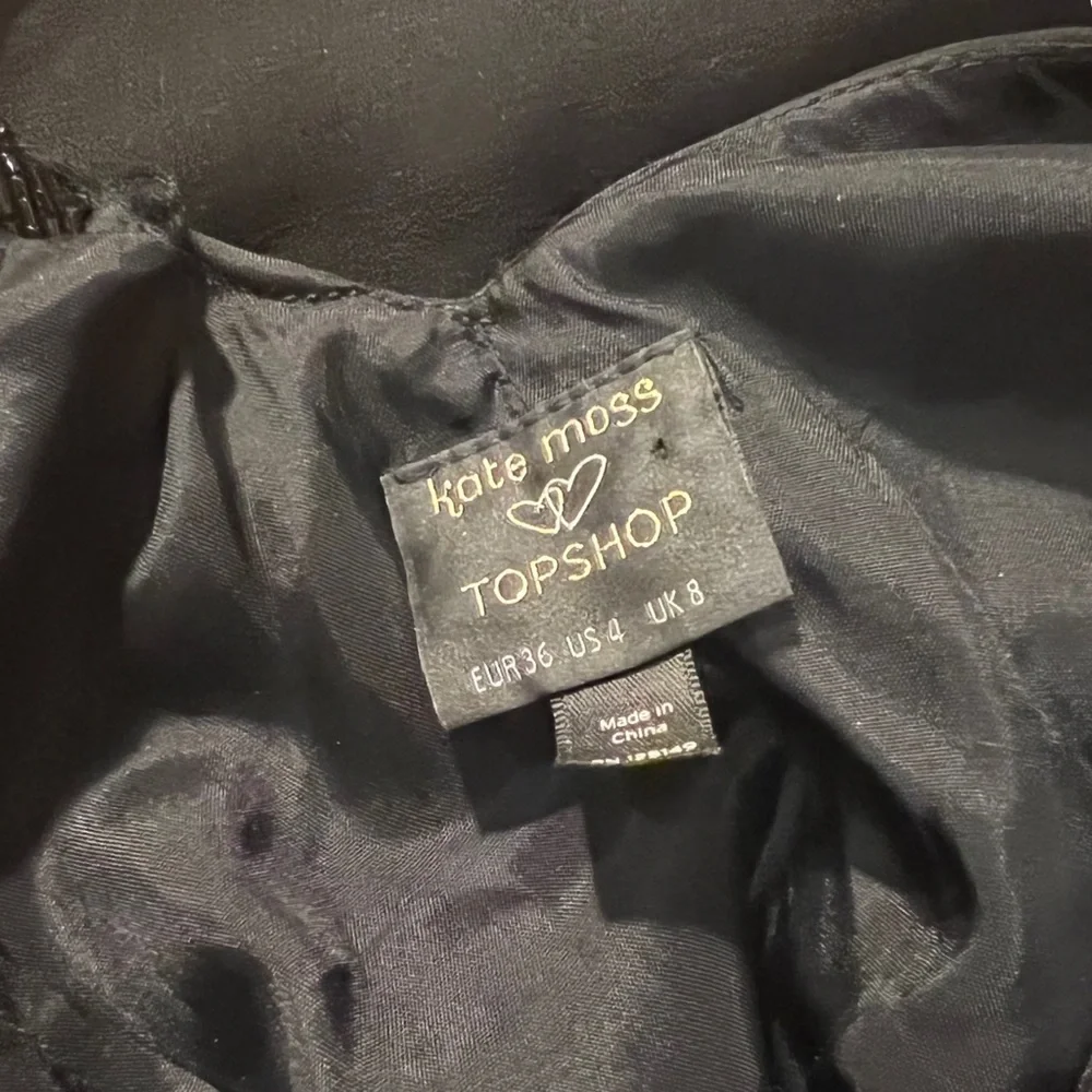 Kate Moss x TopShop Beaded Black Cocktail Dress - Picture 6 of 6